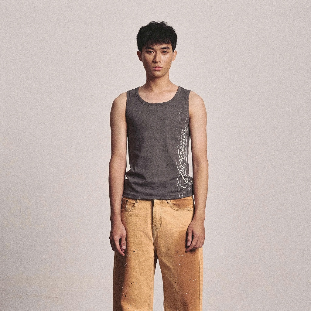 Bad Choices | Áo ba lỗ Tanktop Graphic chữ dọc form ôm | BigBuy360 - bigbuy360.vn