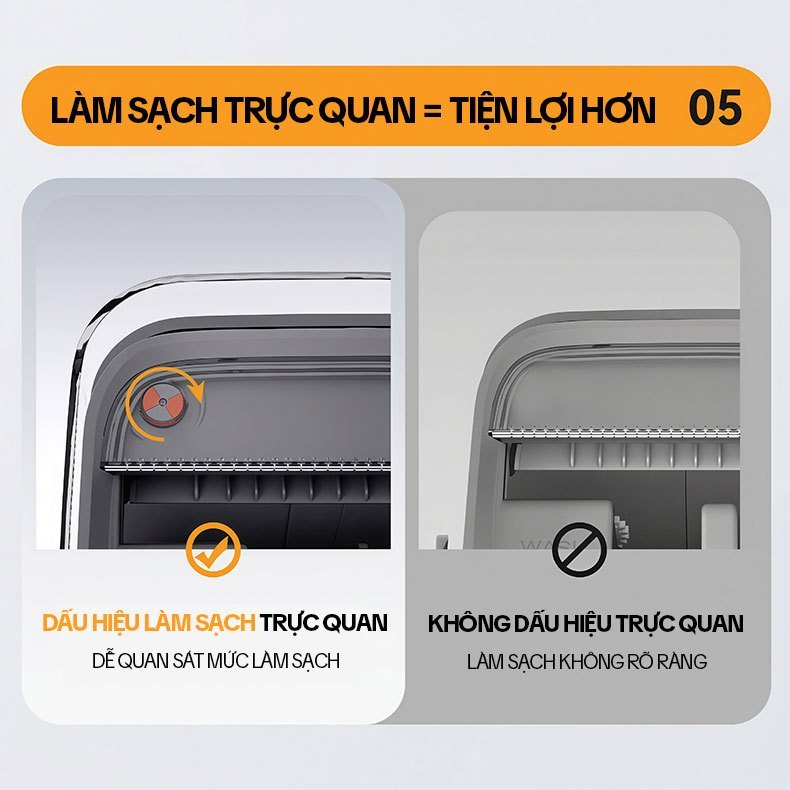 Bộ lau nhà tách nước bẩn KITIMOP SUPER CLEAN SC06 thùng tự giặt vắt, bàn nhôm 36cm, kèm 3 bông lau | BigBuy360 - bigbuy360.vn