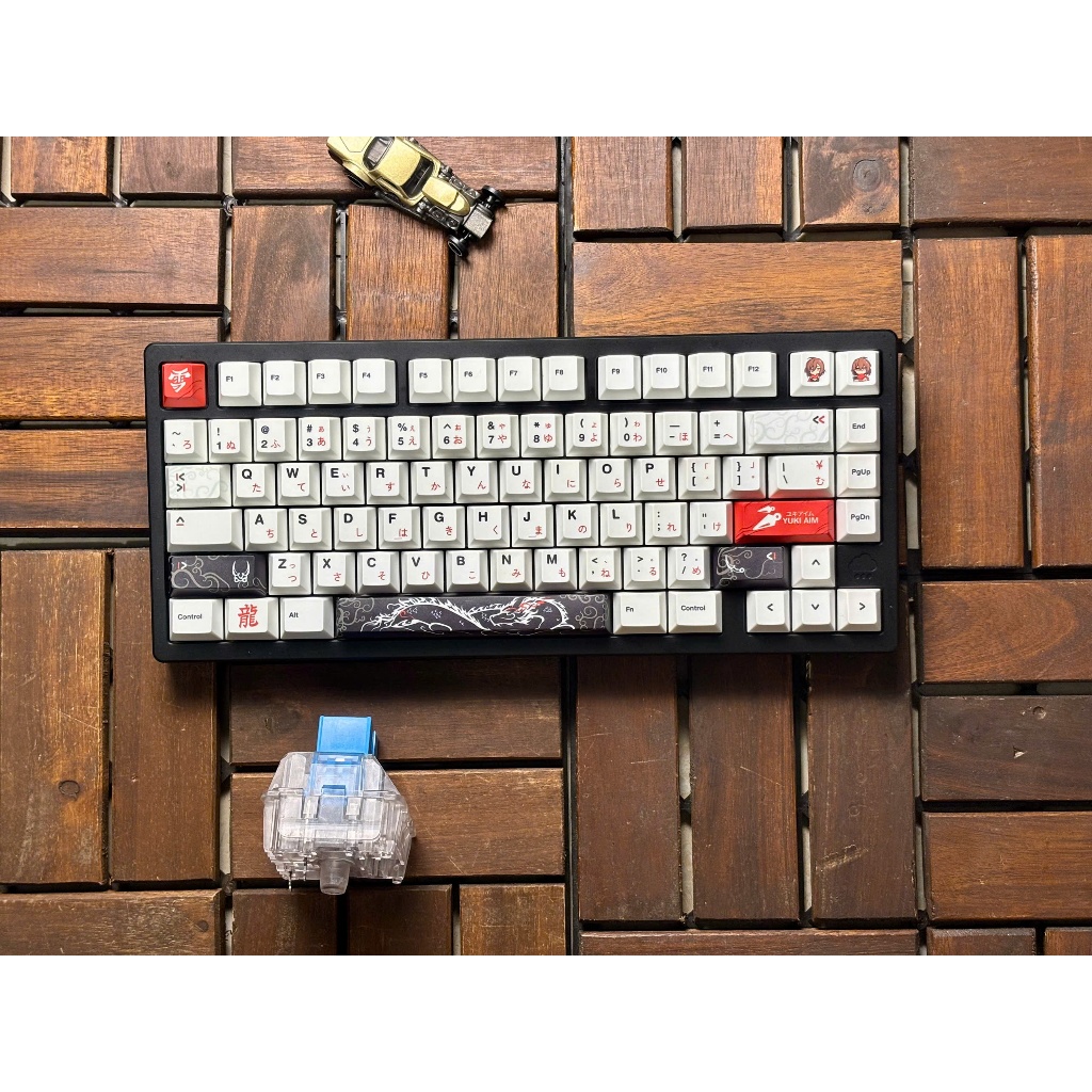 Bàn phím cơ RAINY75 Kết Nối 3 Mode, Full Nhôm, Led RGB,  BẢO HÀNH 12 THÁNG đã mod tại tungcustom | BigBuy360 - bigbuy360.vn