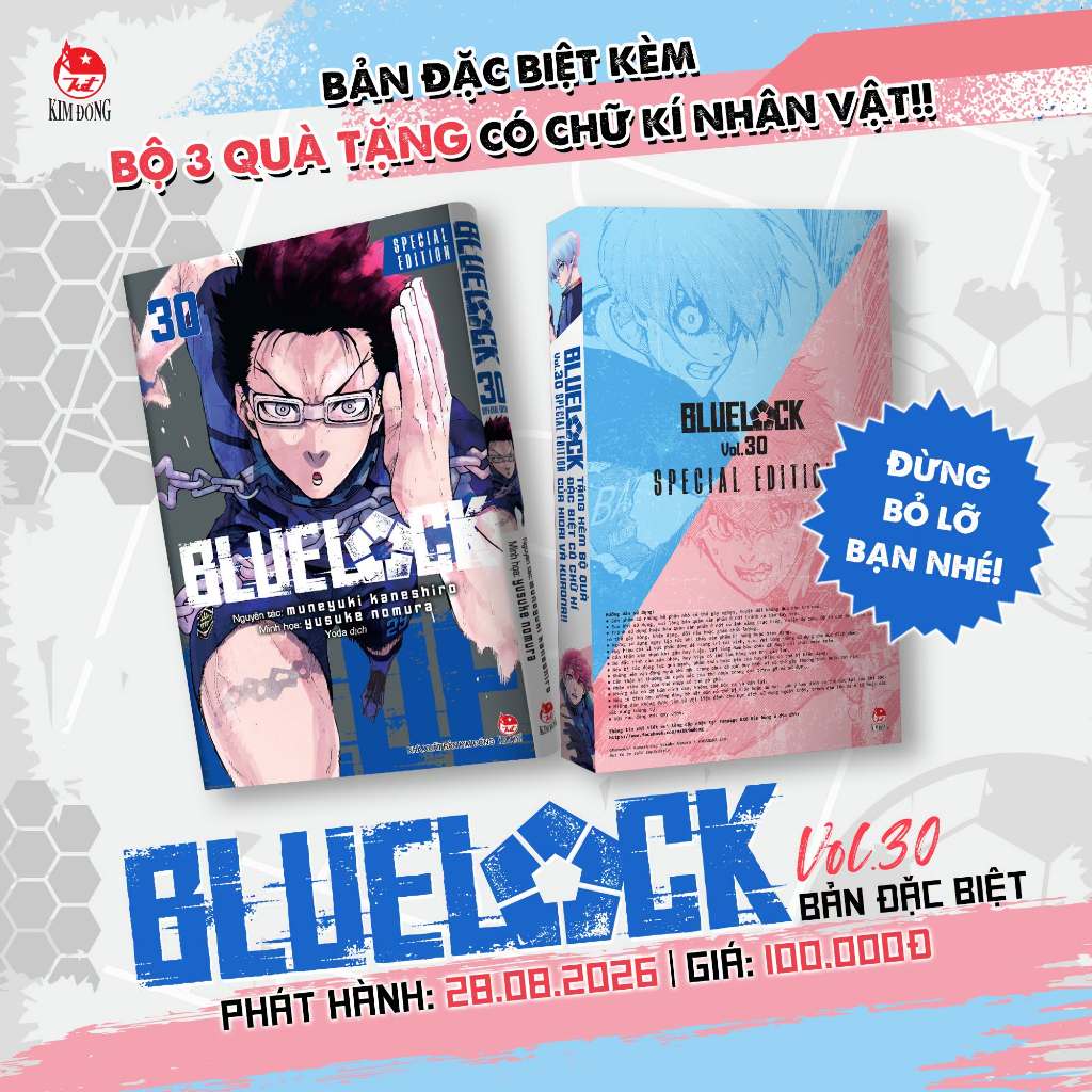 Truyện tranh - Blue Lock Vol 30 - Tuỳ chọn phân loại - NXB Kim Đồng | BigBuy360 - bigbuy360.vn