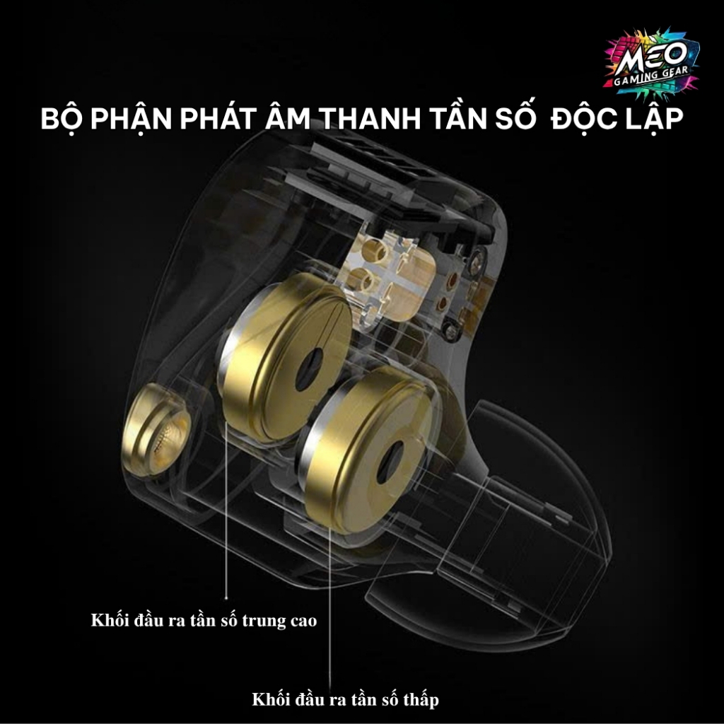 Tai nghe In - Ear Kz - Castor Pro - Dual Dynamic Driver - Tai nghe khiển âm Hifi | BigBuy360 - bigbuy360.vn