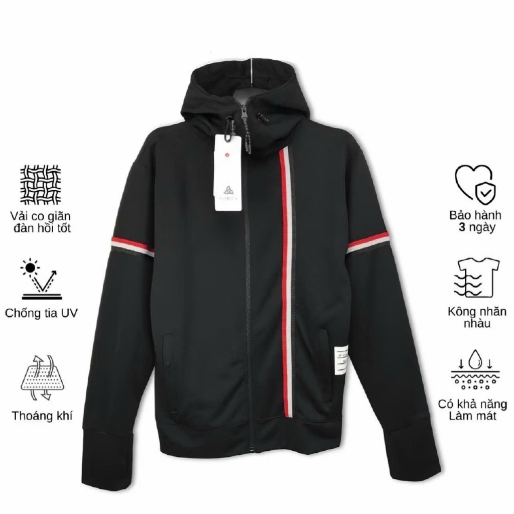 Áo chống nắng THOM , Áo khoác nắng nam nữ ANGEL STORE vải poly cao cấp phong cách cá tính