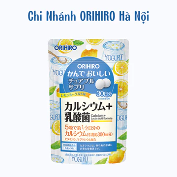 [Mẫu mới] Viên uống bổ sung Canxi và Lợi khuẩn Orihiro dạng túi 150 viên