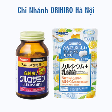 Combo Glucosamine và Canxi hỗ trợ xương khớp hiệu quả (Glucosamine 360 Viên + Canxi túi)