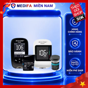 Combo 2 Máy Đo Đường Huyết Accu-Chek Instant và Guide Kèm Que + Kim Roche Chính Hãng MEDIFA
