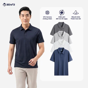 Áo Polo Nam WINFIT Chất Vải 41% Sorona Cao Cấp - Áo Thun Cổ Sơ Mi Form Regular Chống Nhăn Hiệu Quả WPL001