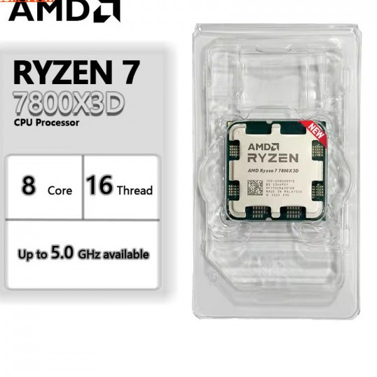CPU AMD Ryzen 7 7800X3D Tray (4.2GHz Boost 5.0GHz / 8 nhân 16 luồng / 104MB / AM5) (Full VAT) - Bảo hành 36 tháng | BigBuy360 - bigbuy360.vn