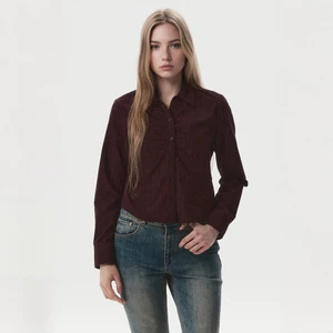 Áo Sơ Mi WHO.A.U Slim Fit Check Blouse_WHBLGB831F