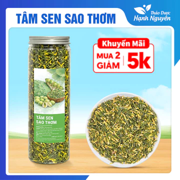 Tâm sen 100g, trà tim sen, đã rang thơm, khô, sạch, hỗ trợ tốt cho sức khỏe - Thảo Dược Hạnh Nguyên