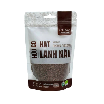 Hạt Lanh Nâu Hữu Cơ C'LaVie 200g - Tổ Ấm Organic