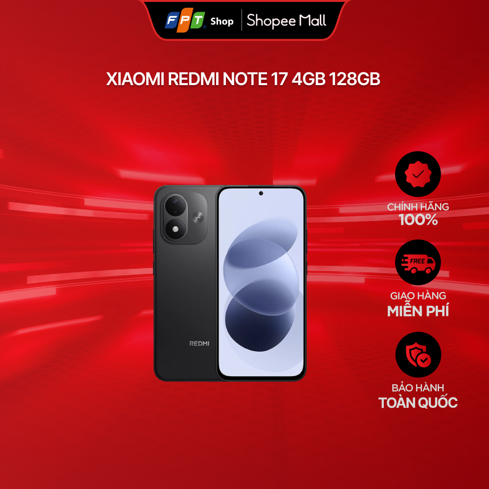 Điện thoại Xiaomi Redmi Note 17 4GB 128GB