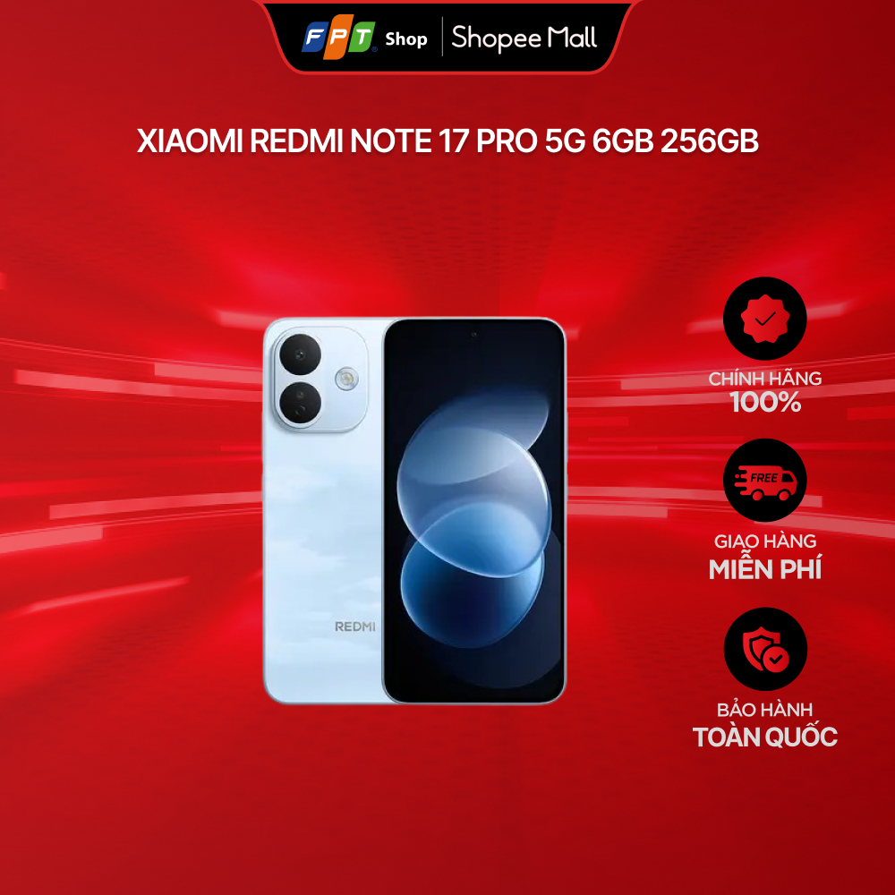 Điện thoại Xiaomi Redmi Note 17 Pro 5G 6GB 256GB