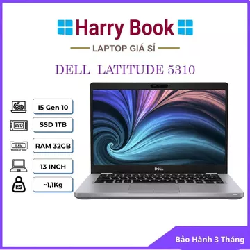 Laptop Dell Latitude 5310 2in1 - i5 - i7 Gen 10 / RAM 8GB - 16GB / SSD 256GB - 512GB 13.3 inch FHD