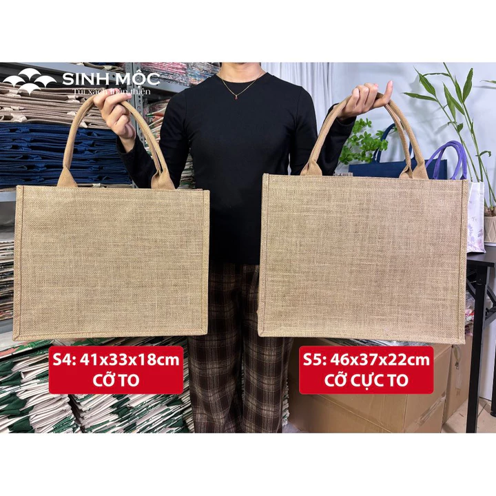 Túi cói, túi đi biển, túi chống nước, Túi có khóa, Sinh Mộc - M3603 (Có khóa)