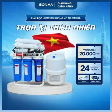 [Hàng Cao Cấp] Máy lọc nước RO Sơn Hà không vỏ tủ SHK - Hệ thống lọc cao cấp loại bỏ 99% tạp chất