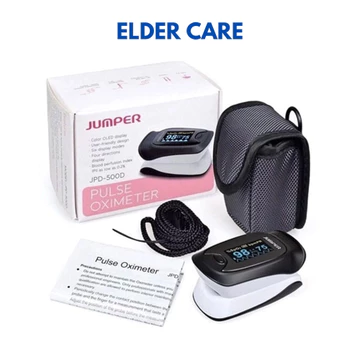 Máy Đo Nồng Độ Oxy Máu Kẹp Ngón Tay Jumper JPD-500D Chính Hãng - Đo SpO2, Nhịp Tim, Màn Hình OLED Đa Hướng Cao Cấp