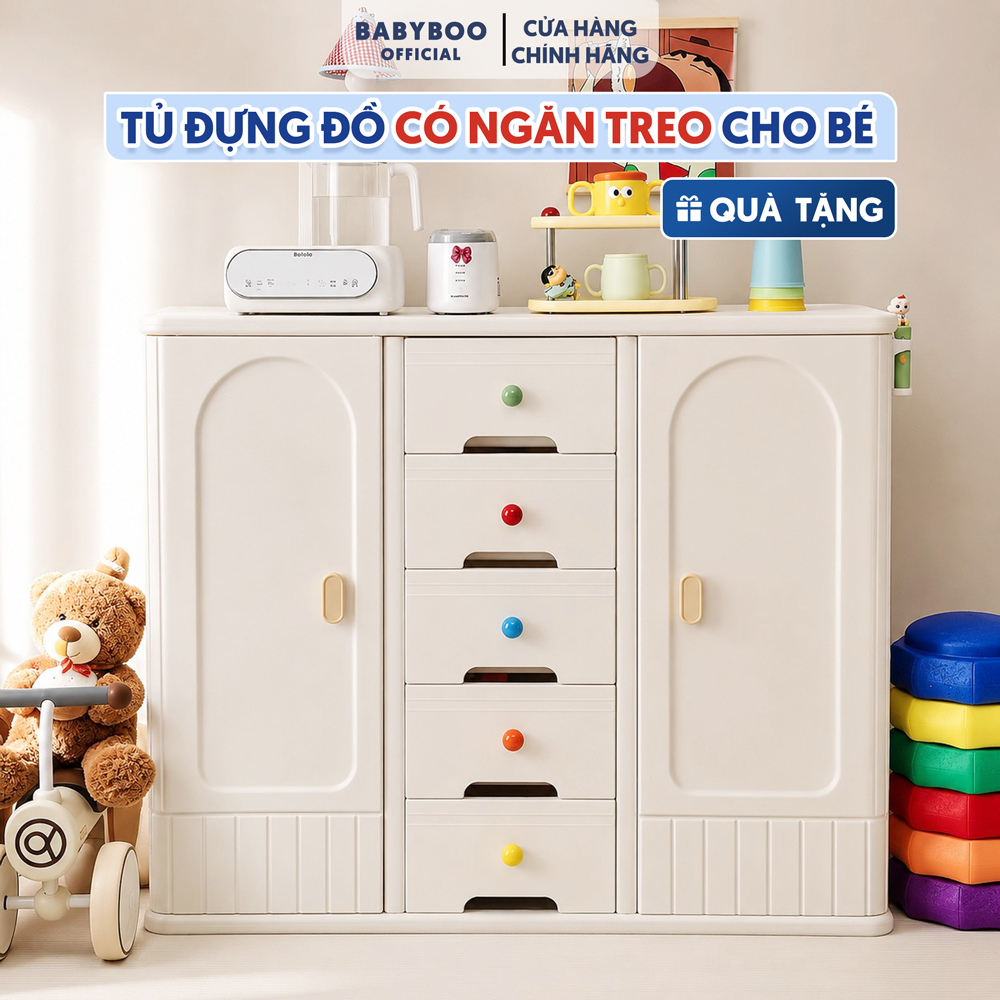 [NEW] Tủ Nhựa Kệ Đựng Đồ Cho Bé Little Kicks Đựng Quần Áo Nhiều Ngăn Cao Cấp, Tủ Để Đồ Chơi Đa Năng Cho Bé Sơ Sinh