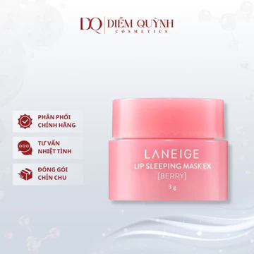 Mặt Nạ Ngủ Môi Laneige Lip Sleeping Mask, Ủ Môi Căng Mọng Hồng Hào 3g