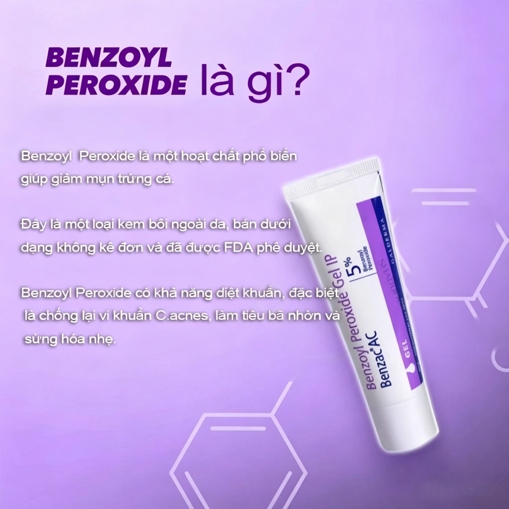 Kem Benzac AC 15g - Hỗ trợ làm sạch da, giảm mụn nhẹ, làm dịu da và phù hợp da nhạy cảm | BigBuy360 - bigbuy360.vn