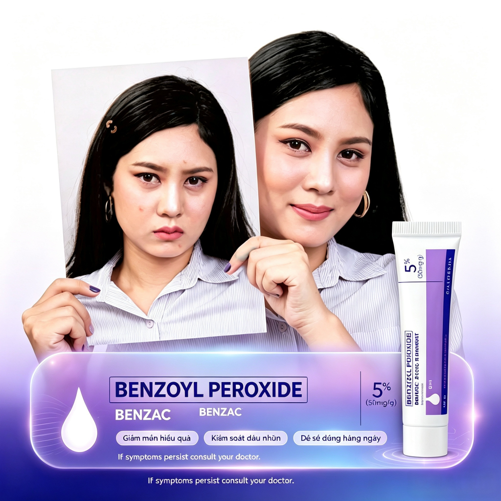 Kem Benzac AC 15g - Hỗ trợ làm sạch da, giảm mụn nhẹ, làm dịu da và phù hợp da nhạy cảm | BigBuy360 - bigbuy360.vn