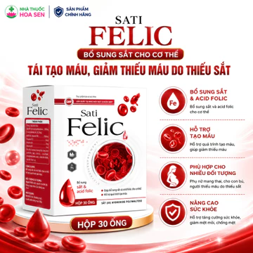 Sắt Cho Bé và Mẹ bầu Bổ Sung Sắt Hữu Cơ Và Acid Folic Hỗ Trợ Tạo Máu, Tạo Hồng Cầu, Giảm Nguy Cơ Thiếu Máu( Hộp 30 ống)