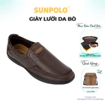 Giày lười nam Da bò cao cấp SUNPOLO LS4010 — ảnh 1