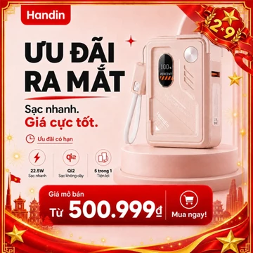 【CCC】Handin Sạc Dự Phòng 30000/20000mAh PD35W Sạc Không Dây Pin Dự Phòng Sạc Nhanh Cục Dựng Phòng Đầu Sạc iPhone/Android