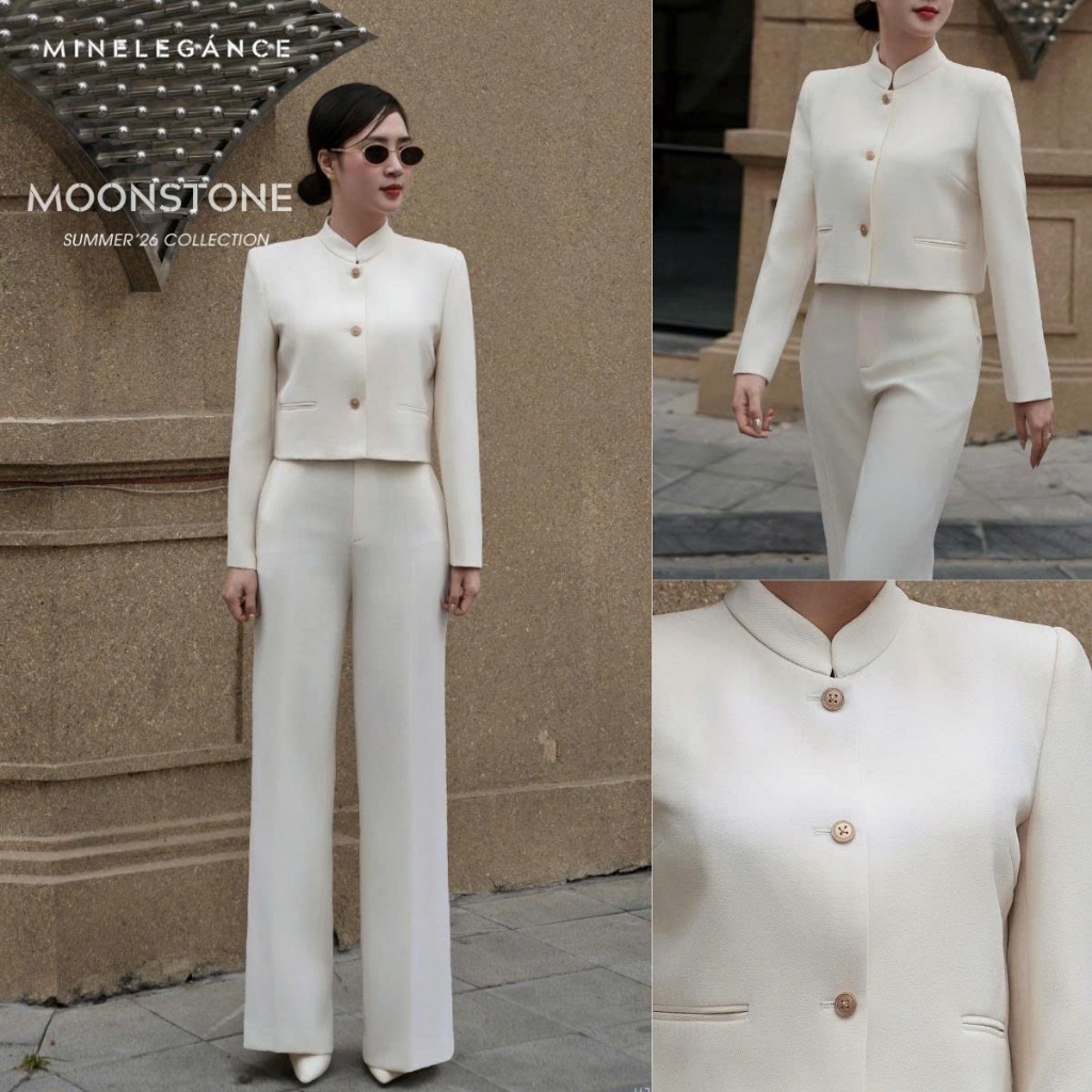 MINELEGÁNCE | ÁO VEST & QUẦN ỐNG ĐỨNG CÔNG SỞ THANH LỊCH, SANG TRỌNG - MIN1024