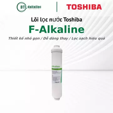 Lõi Lọc Nước Toshiba F-Alkalin Lõi Lọc Nâng Cấp Sau Màng RO Tạo Nước Kiềm, Khử Mùi, Bù Khoáng | Chính Hãng