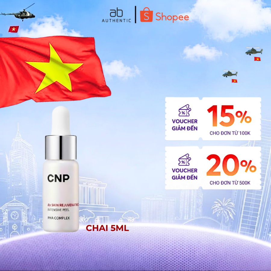 [Top 1 bán chạy] Lọ Peel tẩy da chết tái tạo da chuyên sâu CNP Rx Skin Rejuvenating Intensive Peel 5ml - AB Authentic | BigBuy360 - bigbuy360.vn