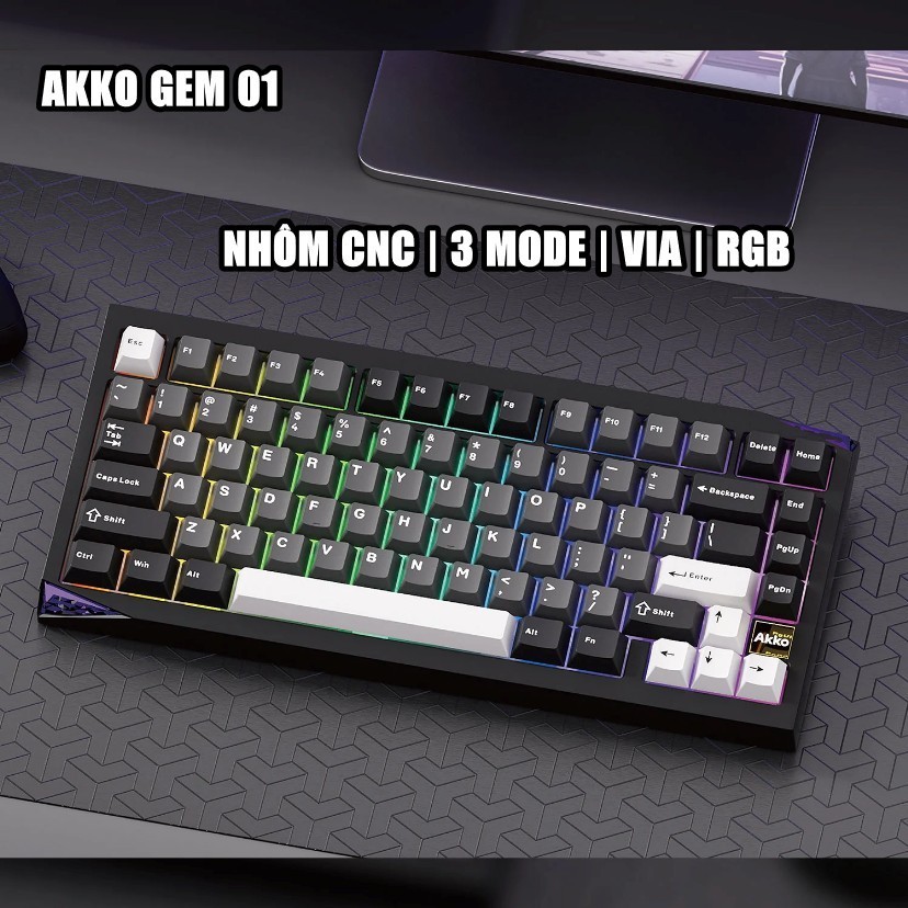 (NEW) AULA  F75 | S75PRO|| XINMENG M75 SOC | HI75C PRO | -Bàn phím cơ không dây | Hotswap | LED RGB | BigBuy360 - bigbuy360.vn