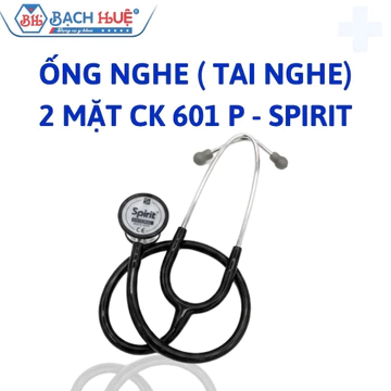 Ống Nghe Spirit CK-601P 2 Mặt Chính Hãng – Ống Nghe 2 Mặt Âm Thanh Rõ Nét, Chẩn Đoán Chính Xác