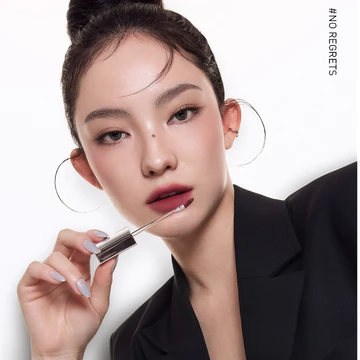 [Thanh lý - Date ngắn 22/7/2027] Son Kem 3CE Hàn Quốc Vỏ Bạc Hazy Lip Clay #No Regrets