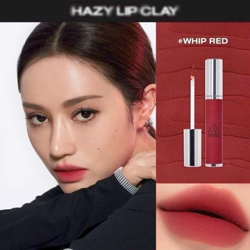 3CE Hazy Lip Clay #Whip Red #Hiamine #Common Stranger #Paintingcot-Son Kem 3CE Vỏ Bạc Hàn Quốc 4,0g