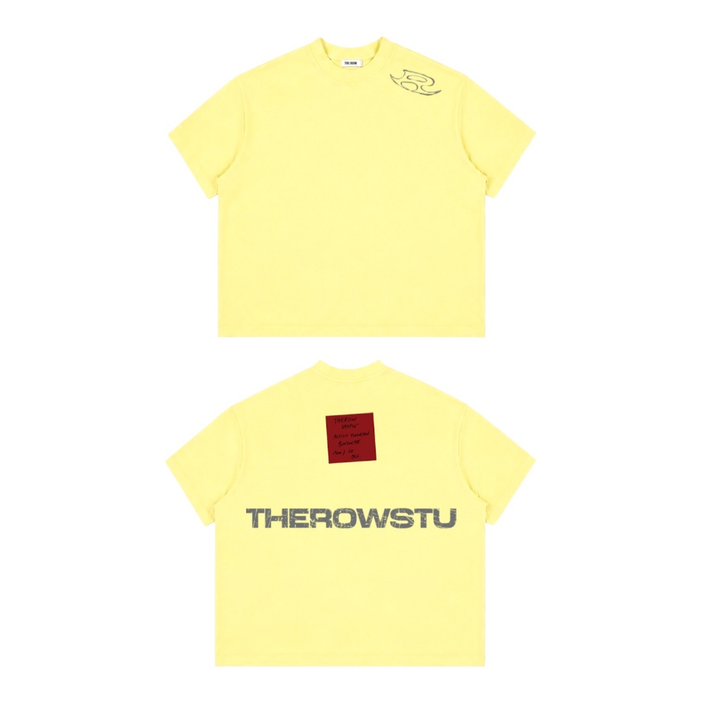 TR23 + TR24 THEROW Áo Thun Boxy Local Brand Tay Ngắn Cotton 250gsm "HIGH" Áo Phông Forrm Rộng Unisex Nam Nữ | BigBuy360 - bigbuy360.vn