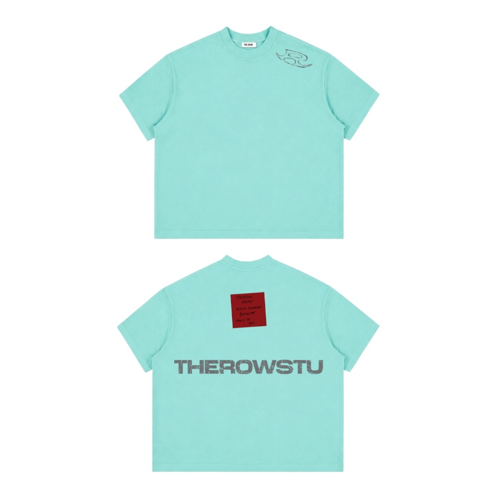 TR23 + TR24 THEROW Áo Thun Boxy Local Brand Tay Ngắn Cotton 250gsm "HIGH" Áo Phông Forrm Rộng Unisex Nam Nữ | BigBuy360 - bigbuy360.vn