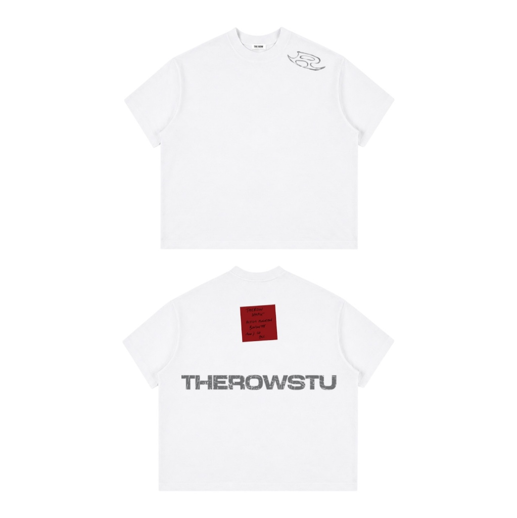 TR23 + TR24 THEROW Áo Thun Boxy Local Brand Tay Ngắn Cotton 250gsm "HIGH" Áo Phông Forrm Rộng Unisex Nam Nữ | BigBuy360 - bigbuy360.vn