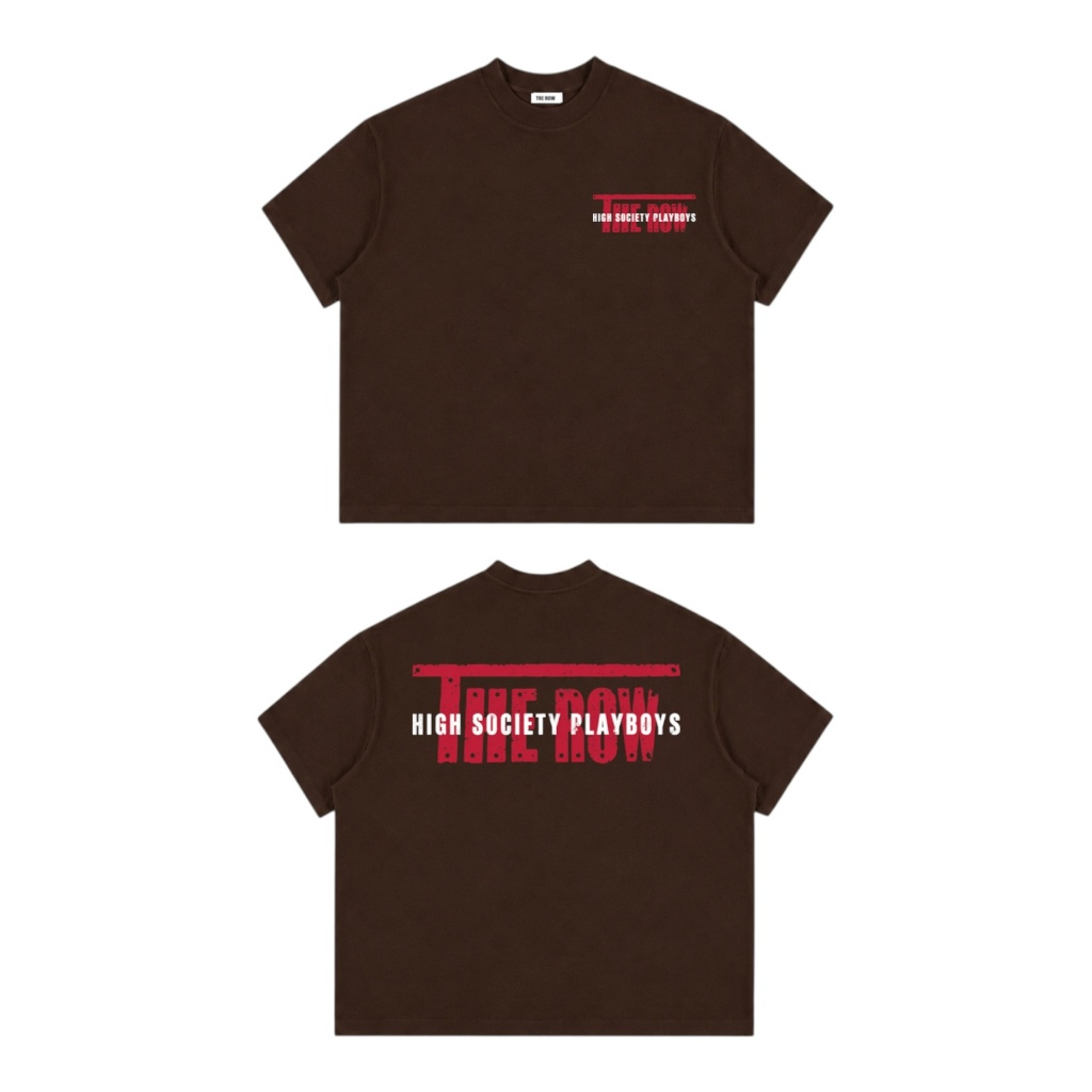 TR23 + TR24 THEROW Áo Thun Boxy Local Brand Tay Ngắn Cotton 250gsm "HIGH" Áo Phông Forrm Rộng Unisex Nam Nữ | BigBuy360 - bigbuy360.vn