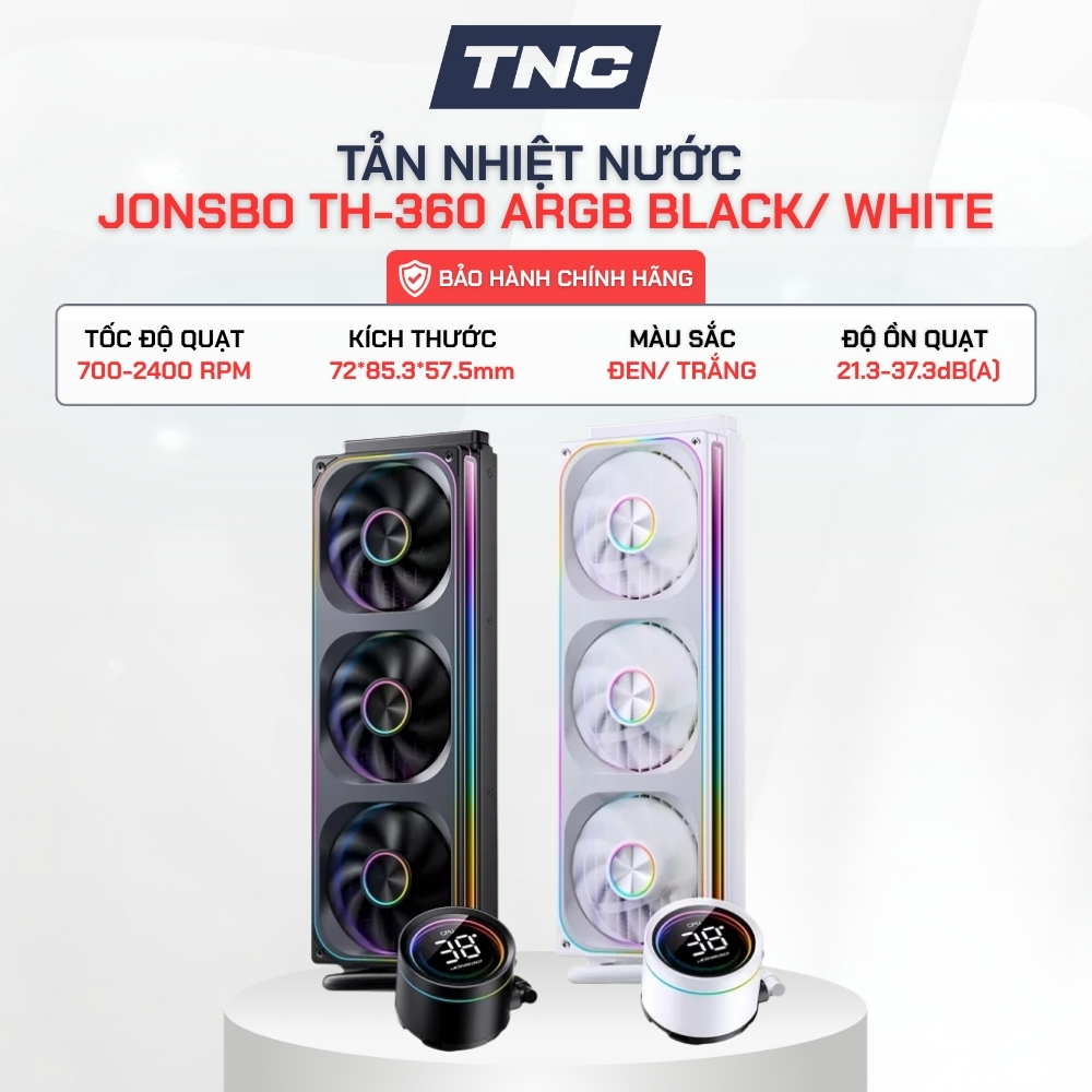 Tản Nhiệt Nước Jonsbo TH-360 ARGB | Đen/Trắng - Bảo Hành 24 Tháng - TNC STORE