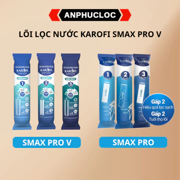 Karofi lõi lọc nước 1,23 SMAX PRO & SMAX PRO dùng cho máy lọc nước Karofi chính hãng