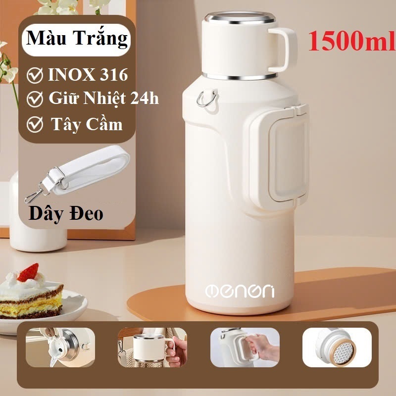 [SVIP] Bình Giữ Nhiệt 2000ml - 1500ml - INOX316 Giữ Lạnh 36 Tiếng Giữ Nóng 24 Tiếng - NENON | BigBuy360 - bigbuy360.vn
