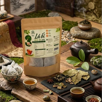 [ 60 Túi Lọc ] Trà LÁ Ổi mix Lá Sen, Sơn Mật, Lá Mát, Cả Ngọt
