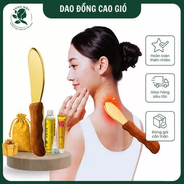 Dụng Cụ Dao Đồng Đặc Nguyên Chất Cạo Gió Chải Mạc Cơ - Dụng Cụ Diện Chẩn