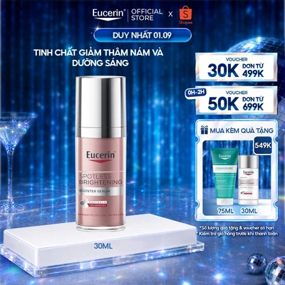 Tinh chất giảm thâm nám & dưỡng sáng Eucerin Spotless Brightening Booster Serum 30ml | Serum mờ thâm sáng da | Skincare