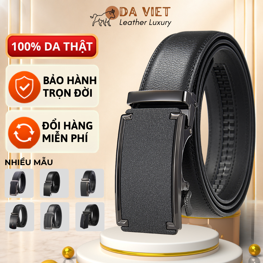 Dây nịt nam thời trang dễ phối đồ, khoá kim loại không gỉ phù hợp đi học đi làm, Tặng Kèm hộp sang trọng