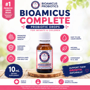 BioAmicus Complete Men Vi Sinh Cho Bé | Probiotic Drops Cho Trẻ Sơ Sinh & Trẻ Em