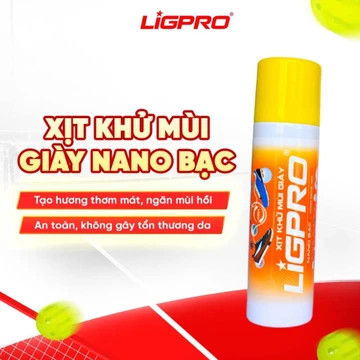 Bình Xịt Khử Mùi LIGPRO Chiết Xuất Nano Bạc Xịt Khử Mùi Hôi Chân Khử Mùi Giày Hiệu Quả 200ml