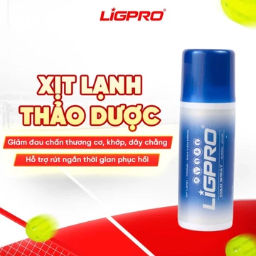 Chai Xịt Lạnh Giảm Đau, Thảo Dược LIGPRO 160 Giảm Đau Chấn Thương Thể Thao, Giảm Căng Cơ 160ml