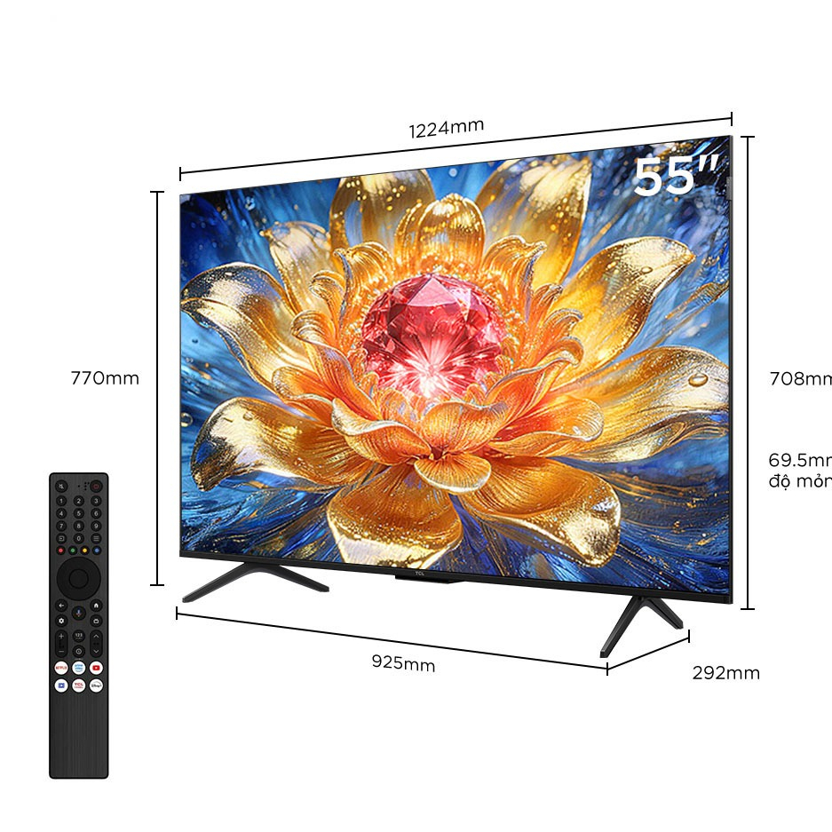 【Livestream】TCL 55 inch QD-MiniLED mới 55T8D, tần số quét siêu cao 144Hz, HDR10+, Chứng nhận Dolby Atmos, Lắp 0đ HCM HN | BigBuy360 - bigbuy360.vn