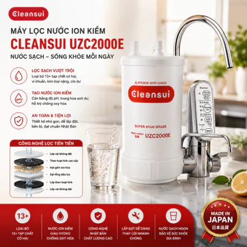 Máy Lọc Nước Ion Kiềm Mitsubishi Cleansui EU301, Nhập Nhật Bản, BH 5 Năm, giadungnhapkhau19